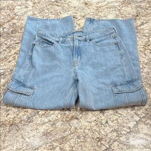 Old Navy Women's Denim Wide Leg Jeans